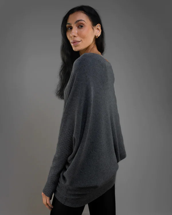 Mariemi™ - Asymmetrisch Drapierter Pullover