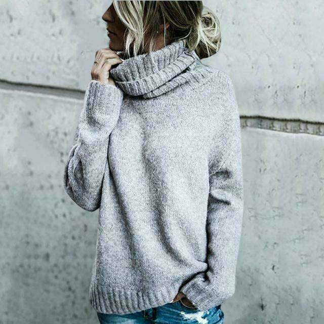 WW | Rollkragen Strickpullover