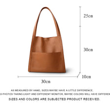 Lederstil-Schultertasche