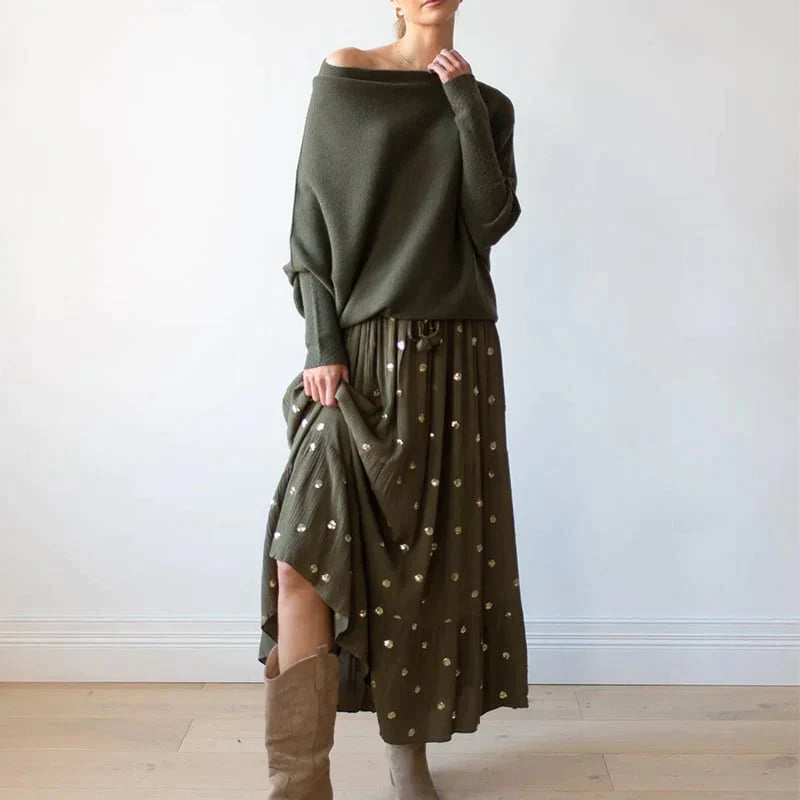 Via™ - Asymmetrisch drapierter Pullover