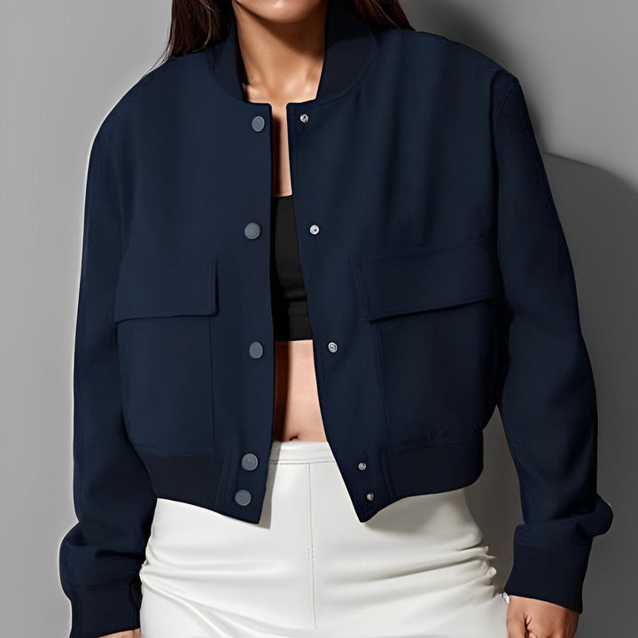 W&W Mode | Kurze Freizeitjacke Mit Taschen