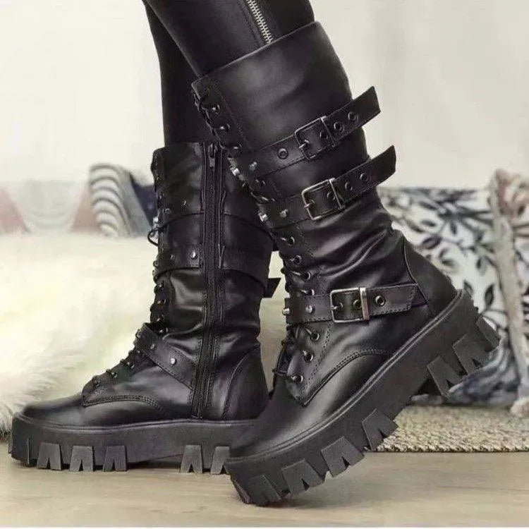 WW | Damen Punk Stiefel