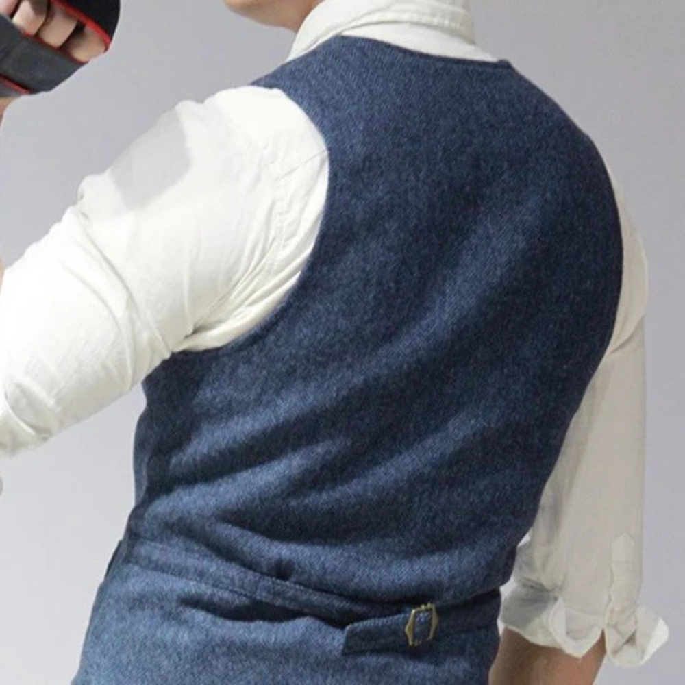 W&W Mode | Stilvolle Herren Weste Im Denim Look