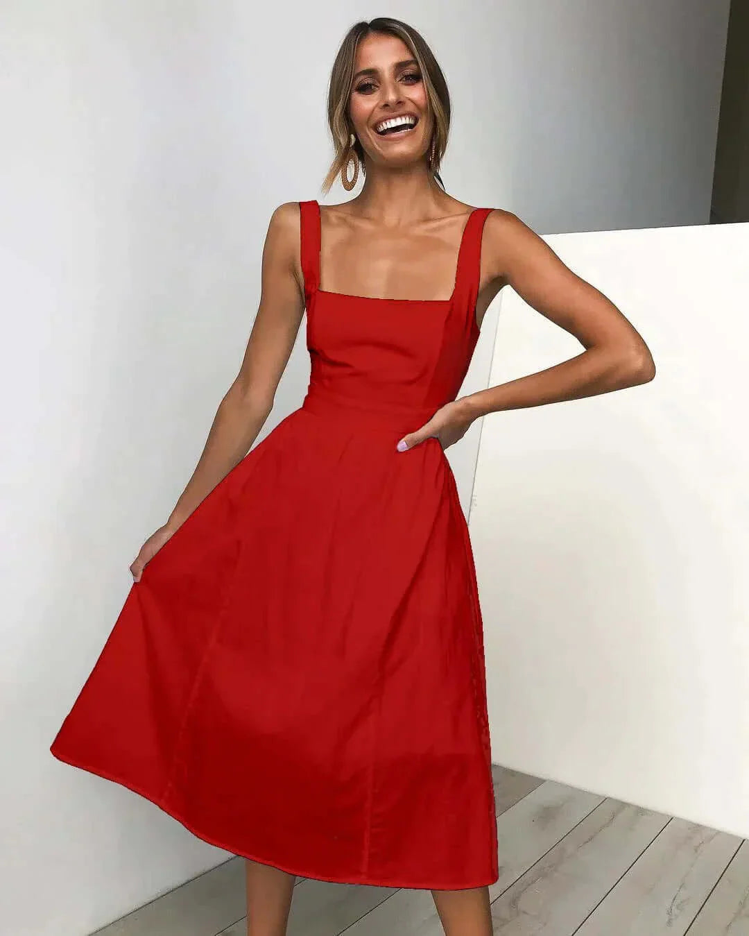 WW | Party Einfarbiges Kleid