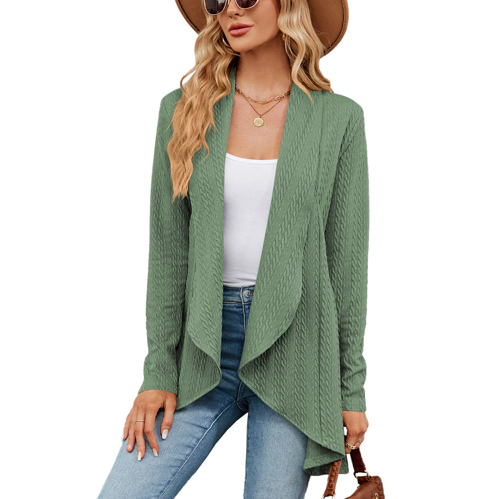 WW | Langärmelige Jacke für Damen In Uni-Farbe