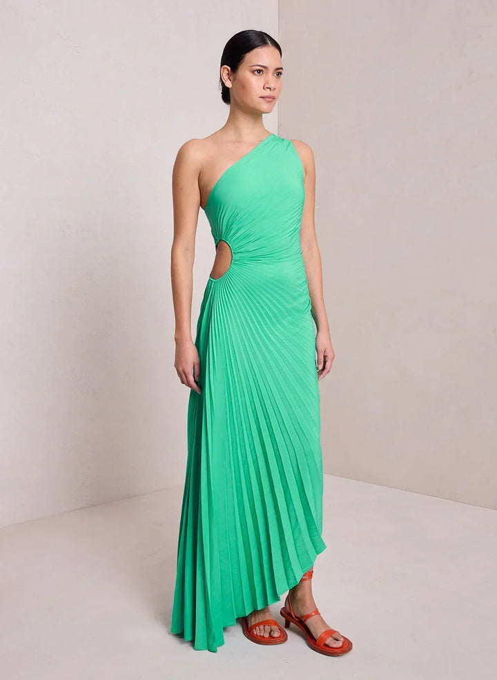 W&W Mode | One Shoulder Maxikleid