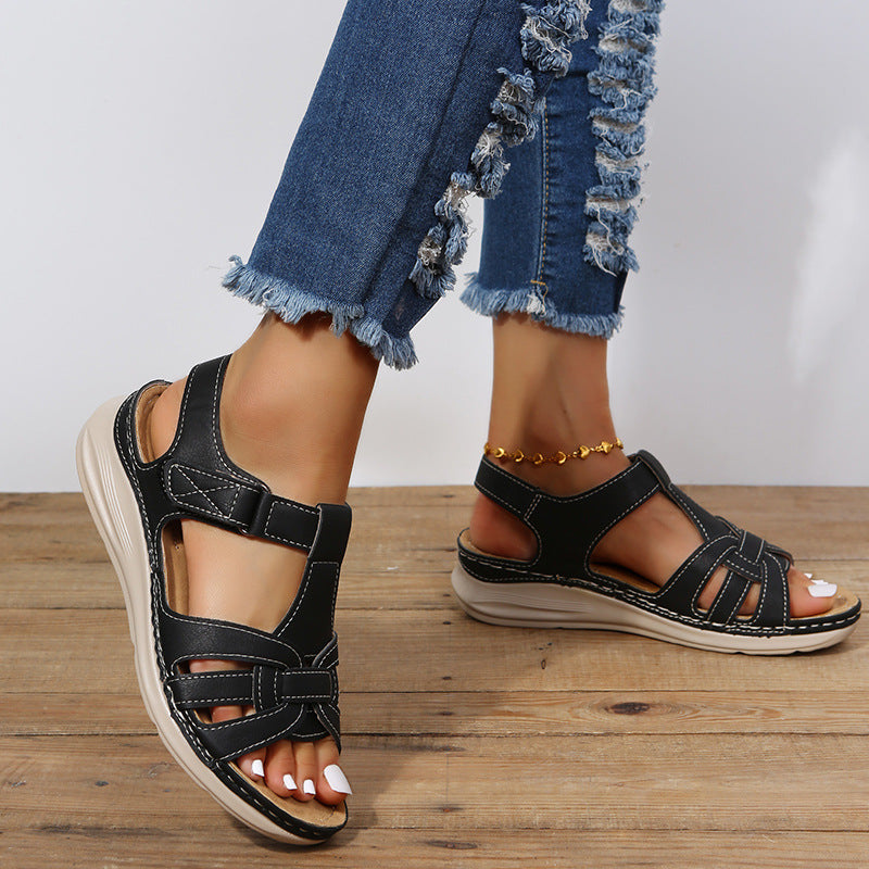 W&W Mode | Orthopädische Klettverschlussschuhe Mit Dämpfungssohle Für Damen
