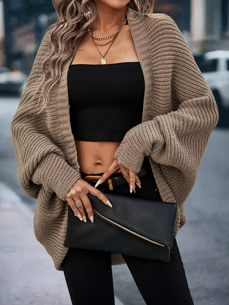 WW | Strickjacke mit weiten Ärmeln