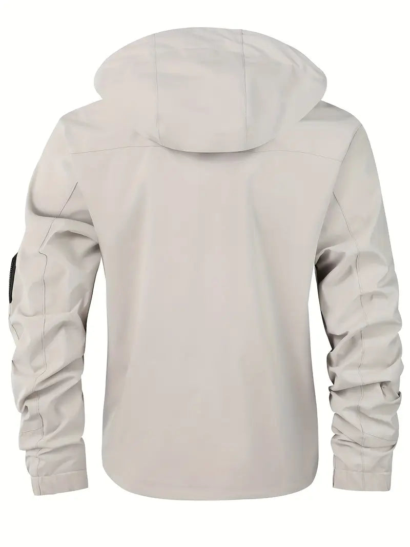 WW | Lightweight Men's Outdoor Jacket, windproof and waterproof with hood