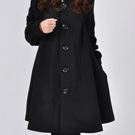 Extra große lange Jacke