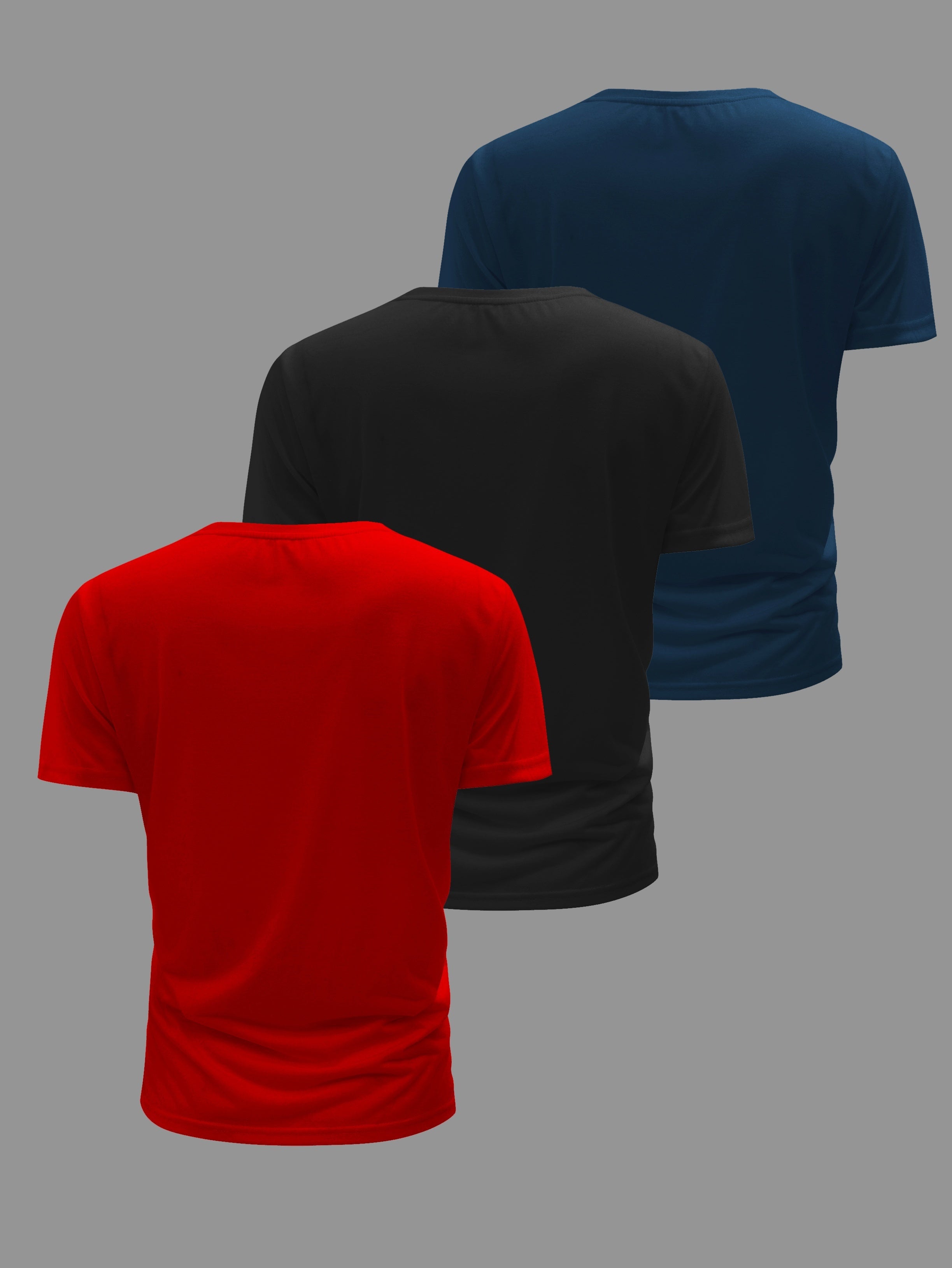 WW | 3 Pack Herren Lässig Kurzarm T-shirts
