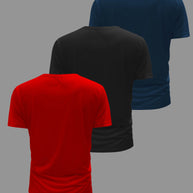 WW | 3 Pack Herren Lässig Kurzarm T-shirts