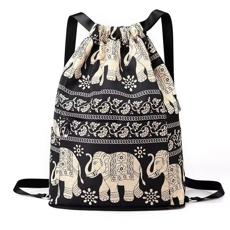 Wasserdichter faltbarer Rucksack mit Kordelzug