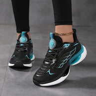 WW | Atmungsaktive Wasserdichte Plateau Sneakers Aus Mesh