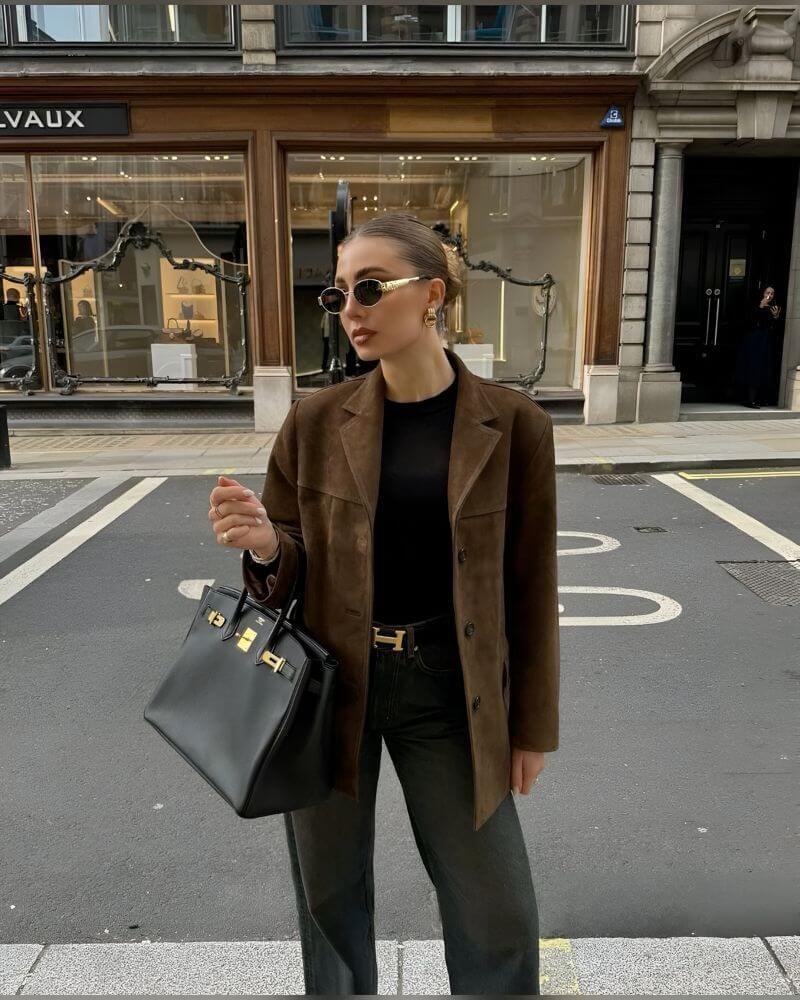 W&W Mode | Damen Wildlederjacke