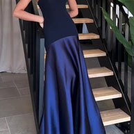 Maxikleid aus Satin
