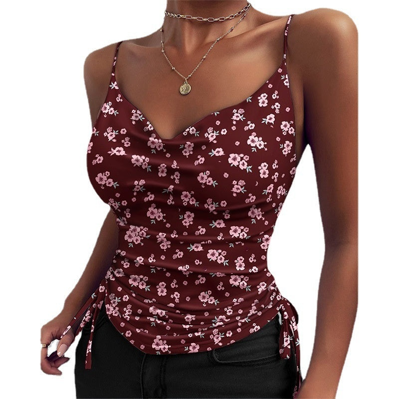 WW | Spaghetti Träger V-ausschnitt Camisole Oberteile Für Damen