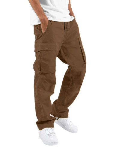 W&W Mode | Bequeme Herren Arbeitsbekleidungs Hose Mit Verstellbarem Bund Und Vielen Taschen