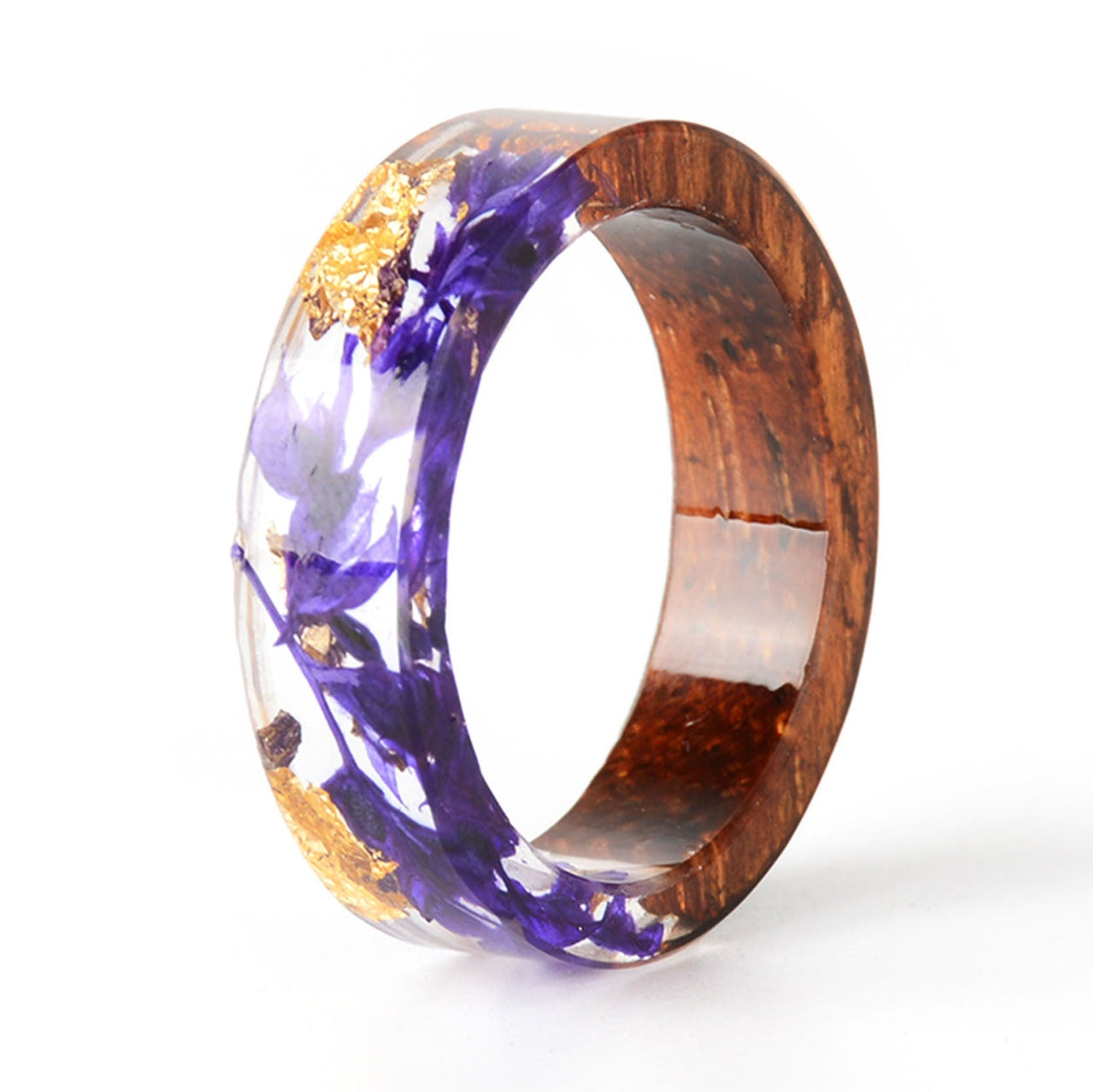 WW | Transparenter Holzharzring
