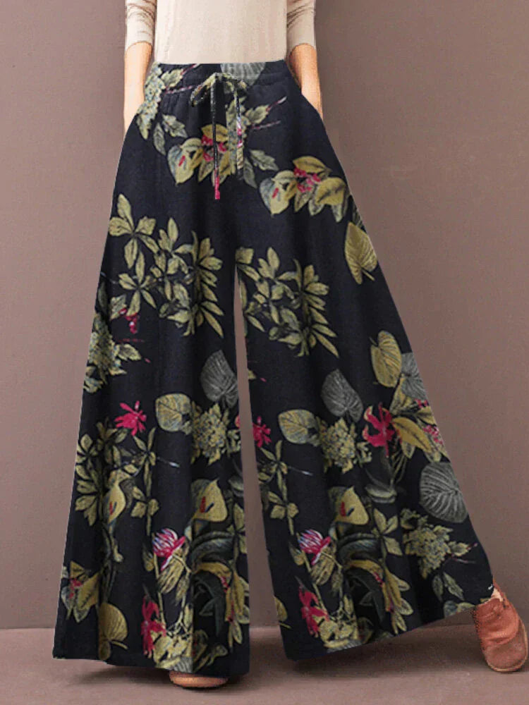 WW | Schicke Lockere Hosen mit Blumenmuster