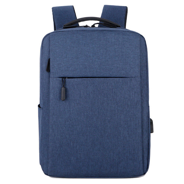 WW | Geschäftlicher Laptop Rucksack Mit Usb Ladeanschluss Und Wasserdicht