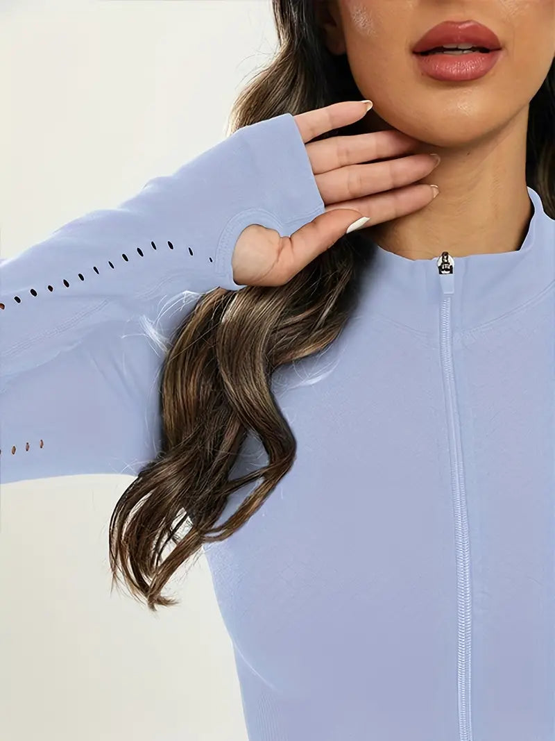 WW | Schwarze Damen Yoga Jacke | Slim Fit und Bequem