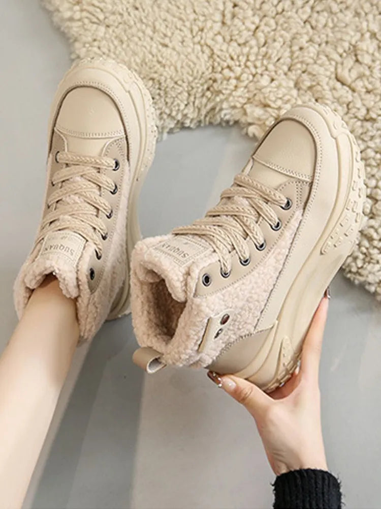 W&W Mode | Schneestiefel Für Frauen Mit Dicker, Warmer Sohle