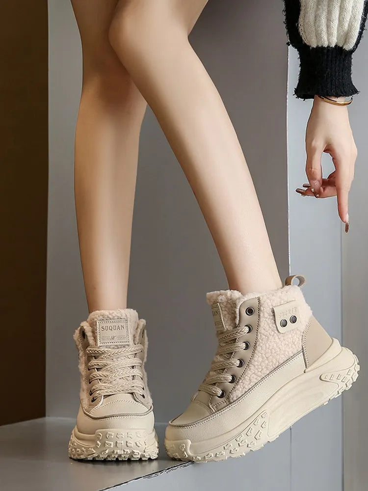 WW | Schneestiefel Für Frauen Mit Dicker, Warmer Sohle