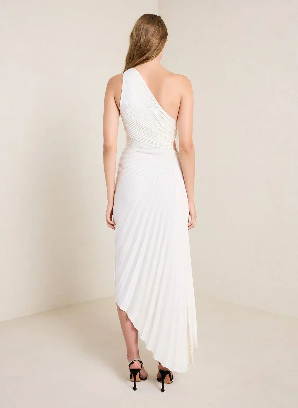 W&W Mode | One Shoulder Maxikleid