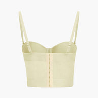 WW | Figurbetontes Bustier Top Mit Bügel Cups Und Transparenter Mesh Struktur