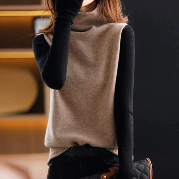 W&W Mode Johanna Weste mit Rollkragen