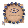 Blaues Muster