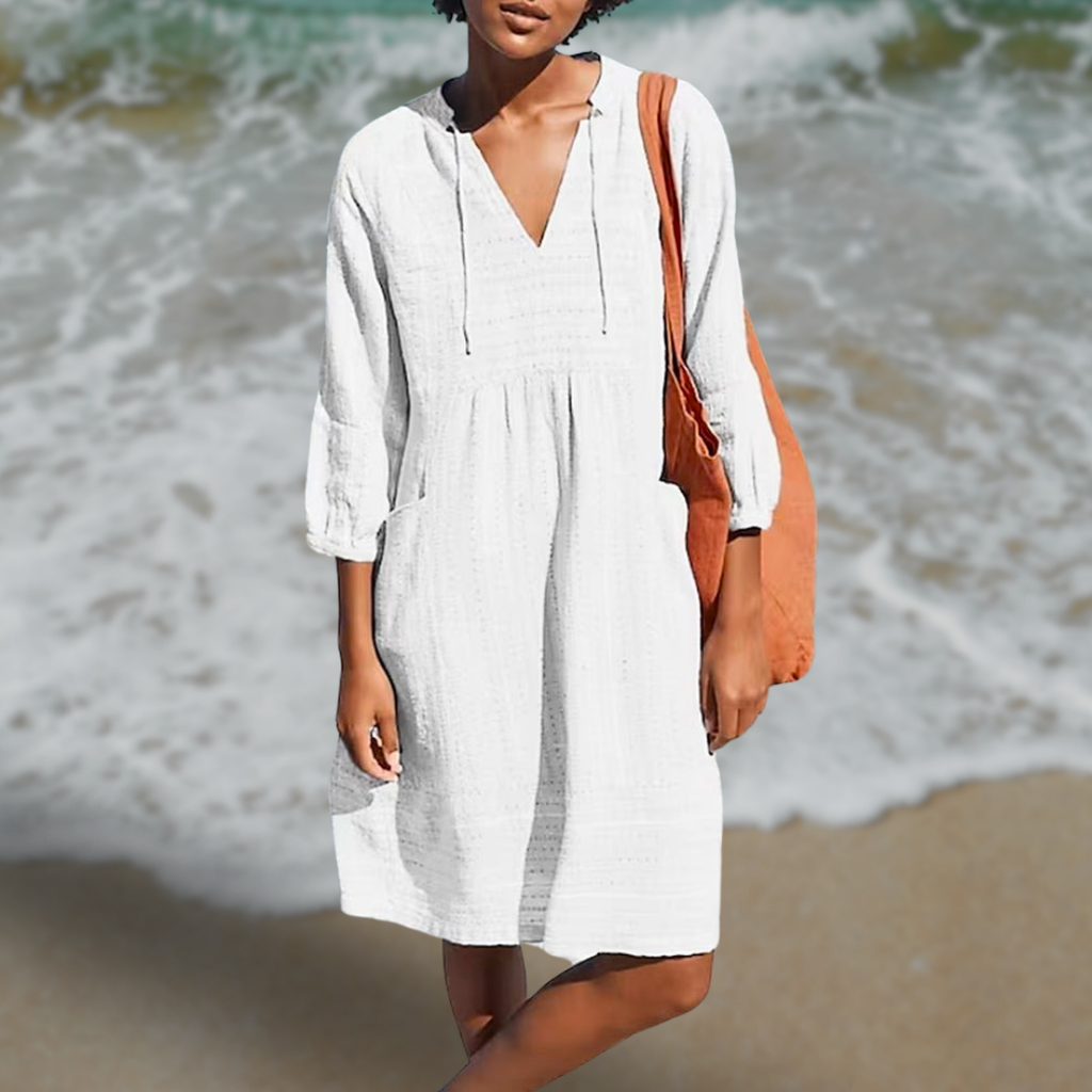 WW | Damen Midi Tunika Kleid