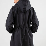Wasserfeste Windjacke mit Kapuze in Übergröße Regenjacke