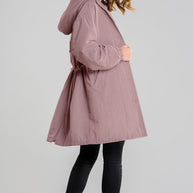 Wasserfeste Windjacke mit Kapuze in Übergröße Regenjacke