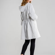 Wasserfeste Windjacke mit Kapuze in Übergröße Regenjacke