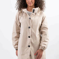 Wasserfeste Windjacke mit Kapuze in Übergröße Regenjacke