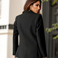 WW | Stilvolle Herbst Klassische Business Blazer mit Seitentaschen für Frauen