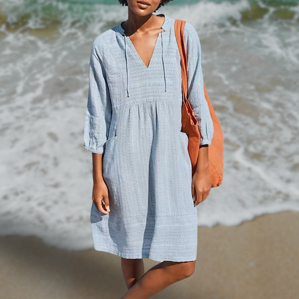 WW | Damen Midi Tunika Kleid