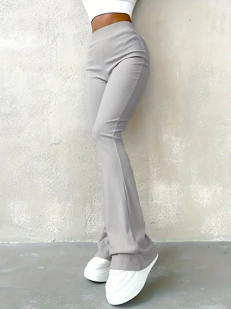 WW | Taille Ribcord Schlaghose - Trendy Damen Alltagshose