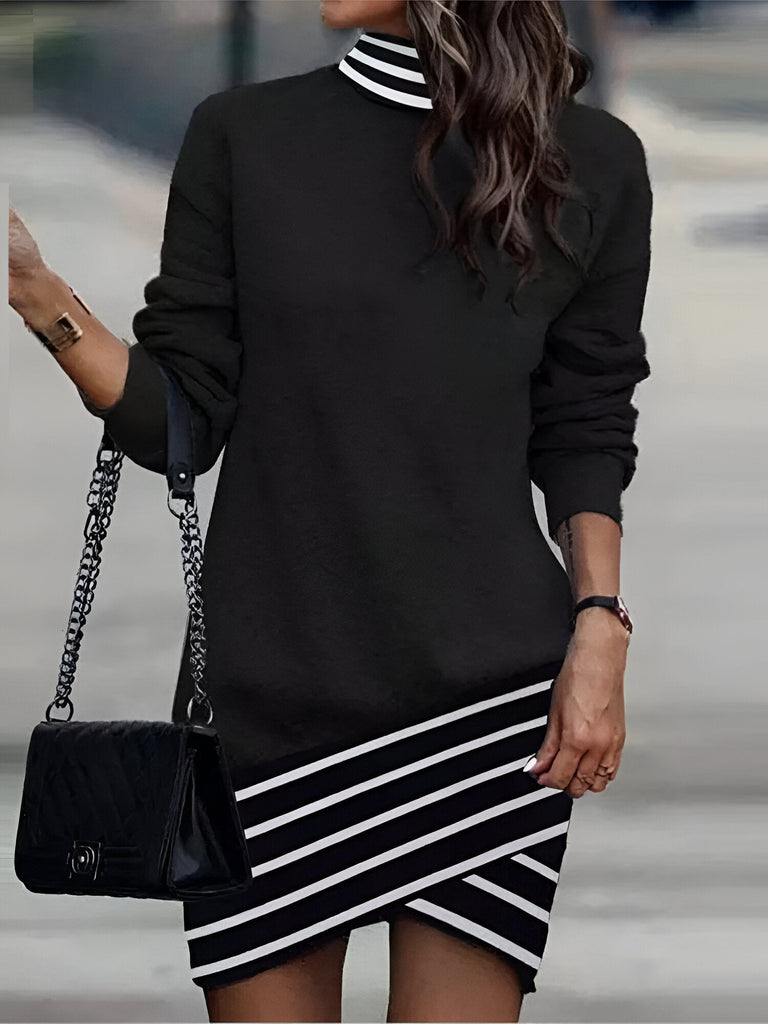 WW | Mini Kleid Casual mit Stehkragen