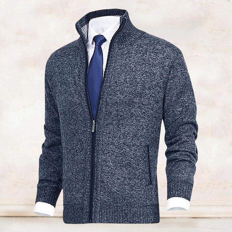 WW | Elegantes Herrenjackett mit Reißverschluss und Taschen