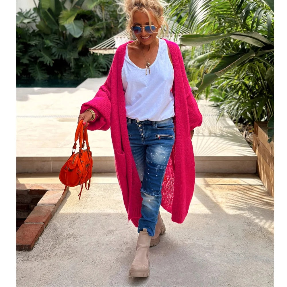 W&W Mode peace strickjacke - Ibiza
