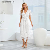 WW - Midikleid mit Pailletten