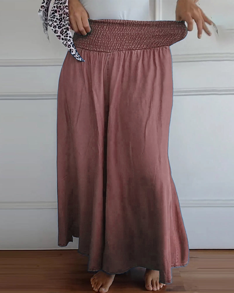 WW | Hose mit Elastischem Bund und Weiten Beinen