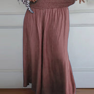 WW | Hose mit Elastischem Bund und Weiten Beinen