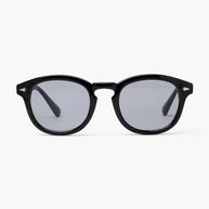 WW | Schwarzer Rahmen Runde Sonnenbrille Für Männer