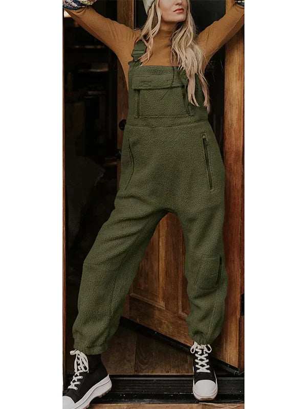 W&W Mode | Thermo-Overall aus Fleece mit Reißverschlusstaschen für Frauen
