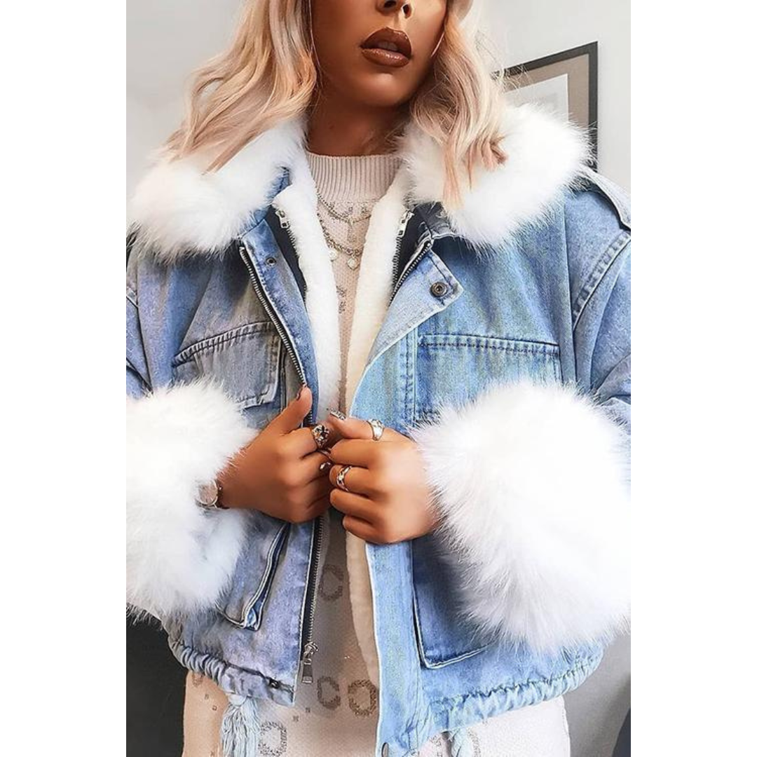 WW | Winterjacke aus Jeans für Frauen