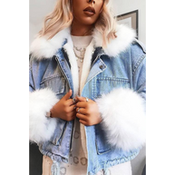 WW | Winterjacke aus Jeans für Frauen